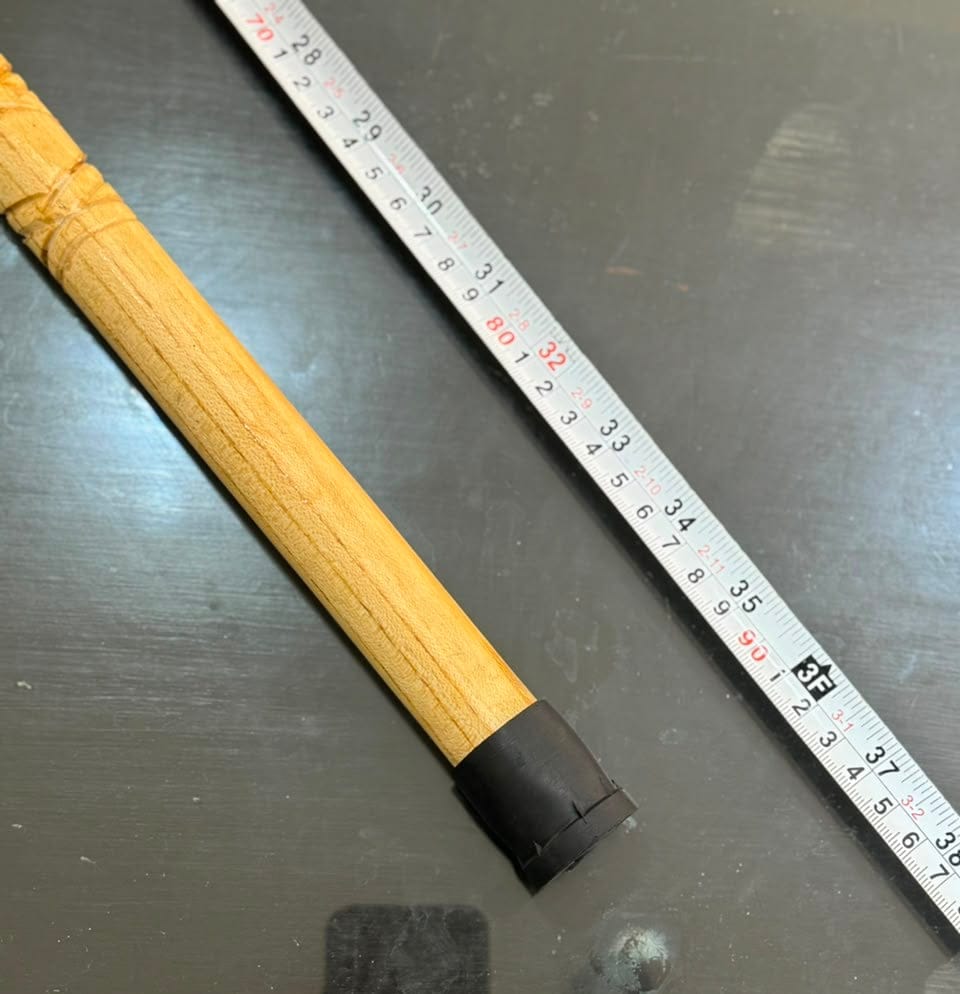 Hand-Carved Traditional Diamond-Cut Walking Stick