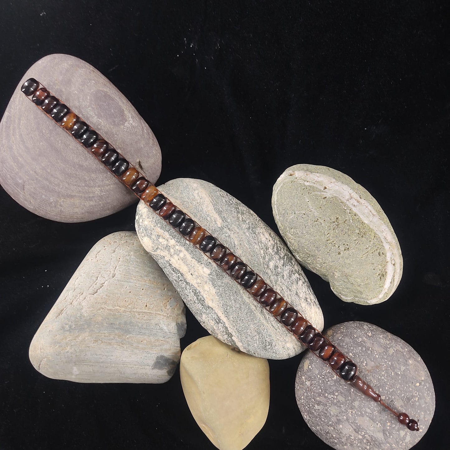 Brown Aqeeq  Stone Tasbeeh Turkish Style  12mm/33 Beads, Natural Original Gem-stone