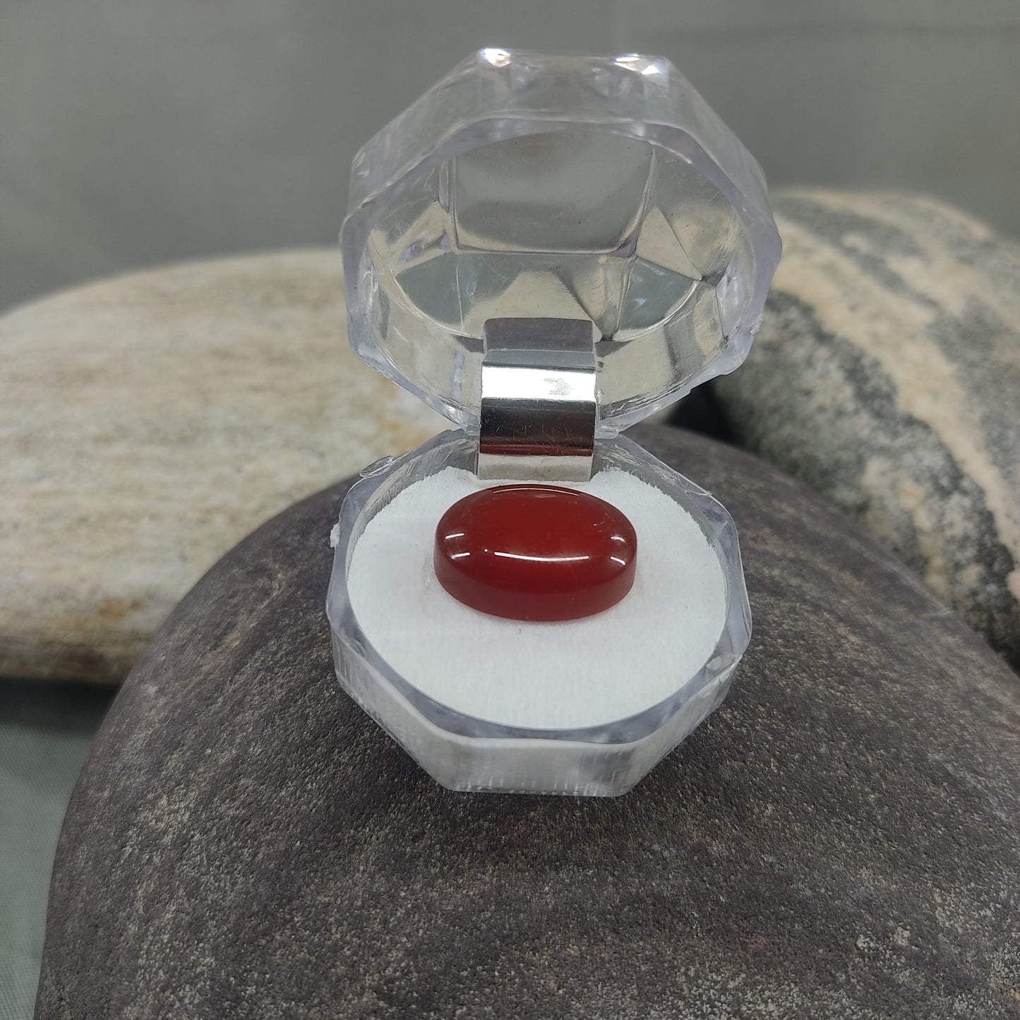 Yamni Aqeeq Stone (Red), Natural Original Gem-stone