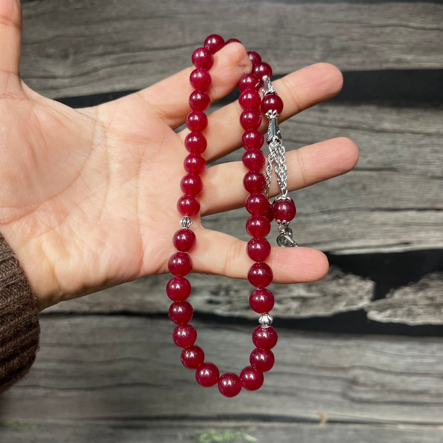 Azadi Sale - Irani Yaqoot Stone Tasbeeh Collection, Natural Original Gem-stone