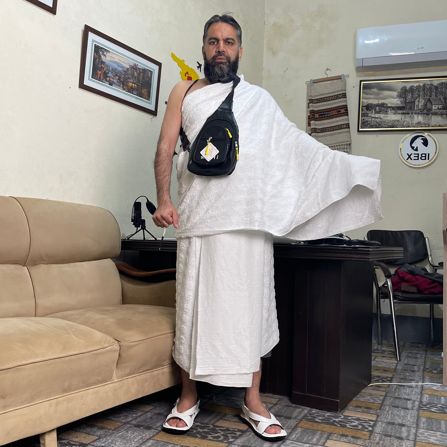 Ultra Comfort Ihram – Premium Towel Fabric for Hajj & Umrah