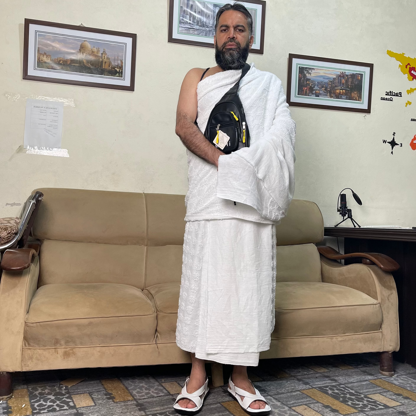 Ultra Comfort Ihram – Premium Towel Fabric for Hajj & Umrah