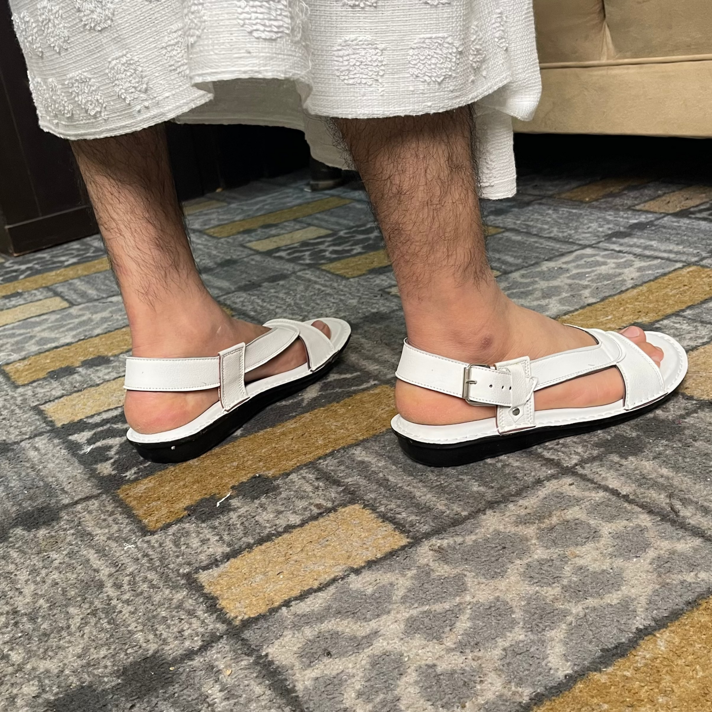 4 in 1, Hajj & Umrah Essentials –( Premium Ihram + Comfort Slipper + Ihram Belt+ Bag )