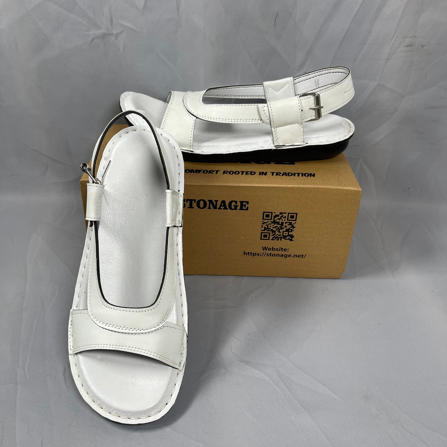 Hajj & Umrah Special Slippers, for Men  (Handmade, Anti slip, All Day Comfort) White Color