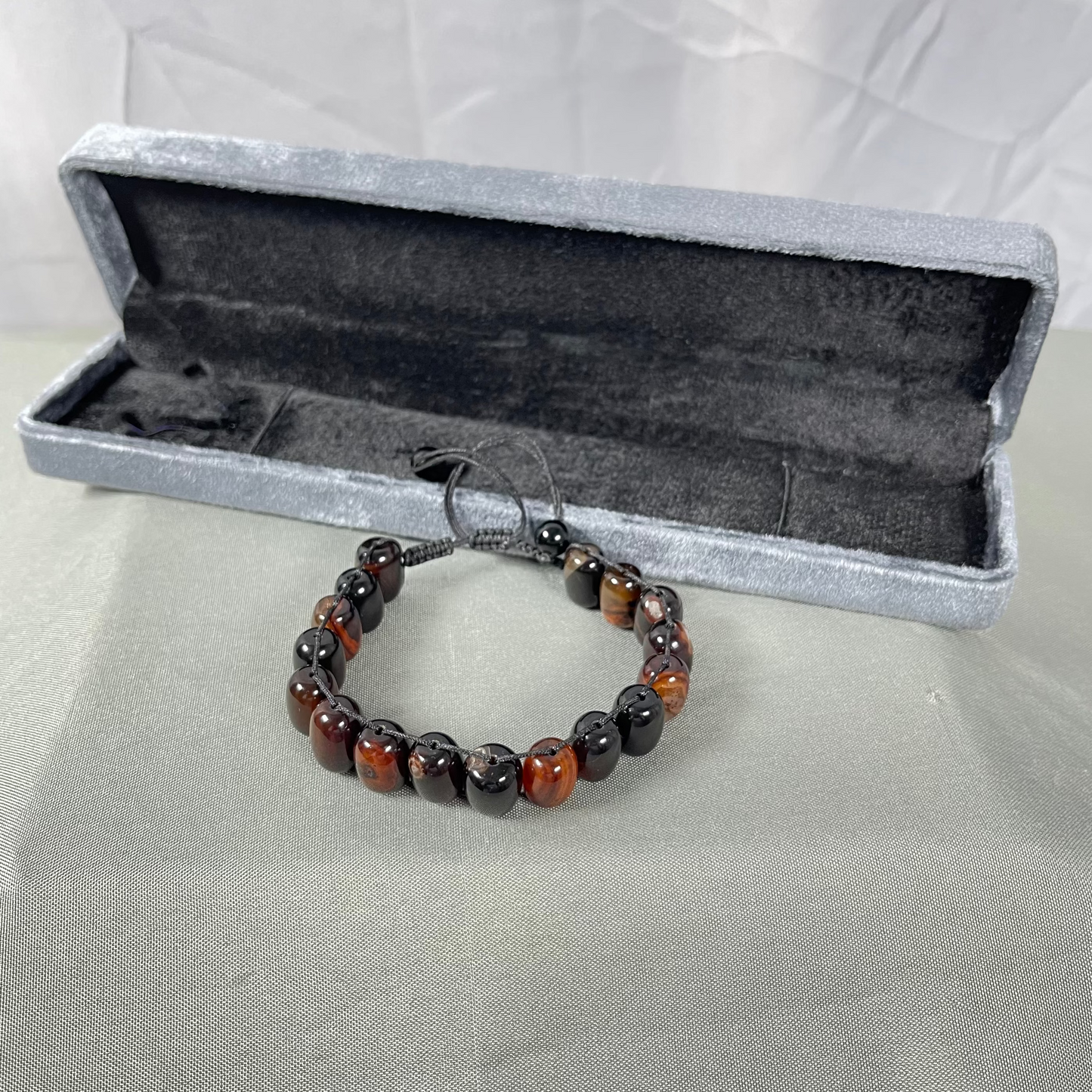 Turkish Round Brown Aqeeq  Stone Tasbeeh, Natural Original Gem-stone