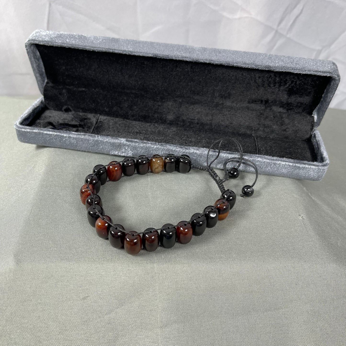 Turkish Round Brown Aqeeq  Stone Tasbeeh, Natural Original Gem-stone