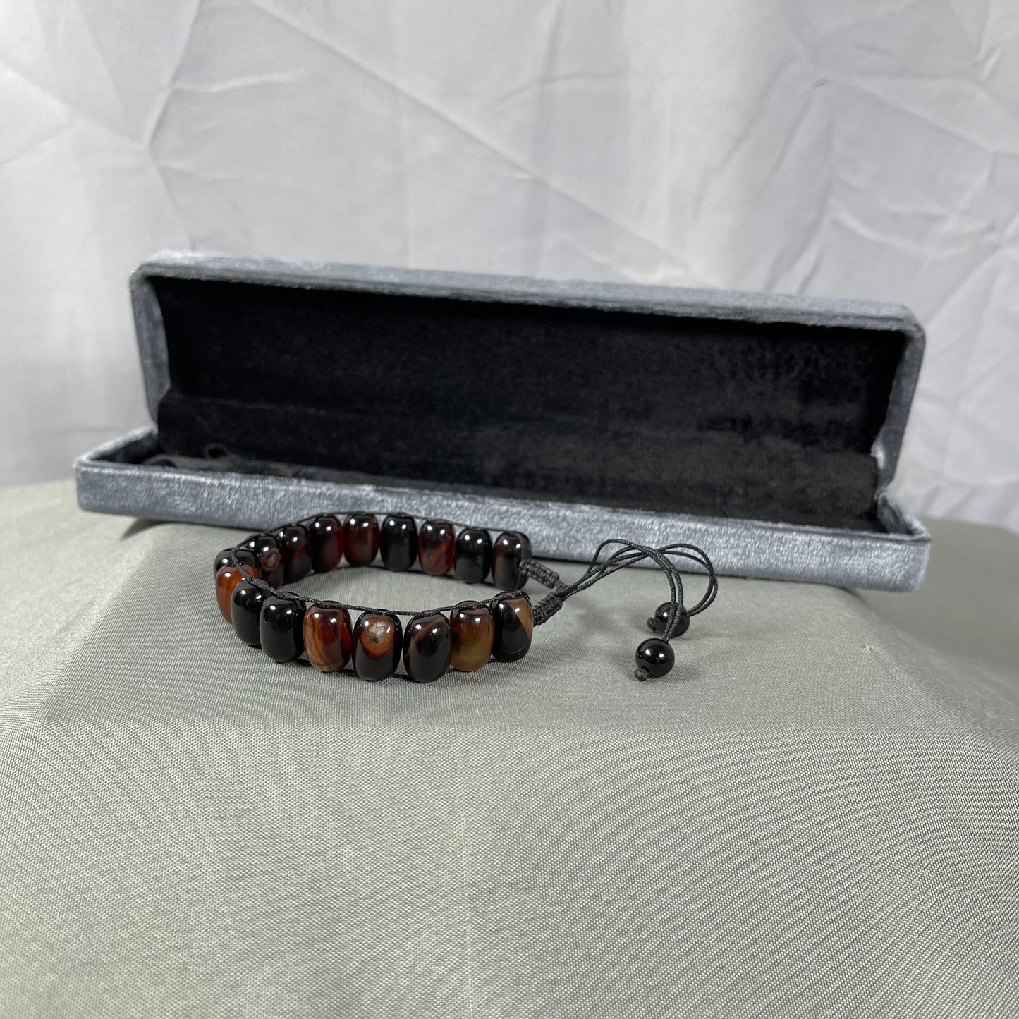 Turkish Round Brown Aqeeq  Stone Tasbeeh, Natural Original Gem-stone