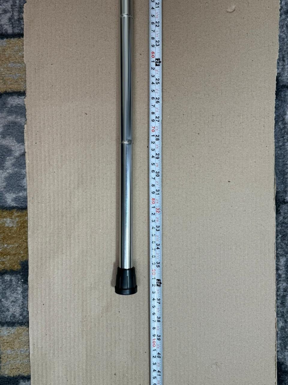 Aluminum Collapsible Walking Stick Silver  Color.