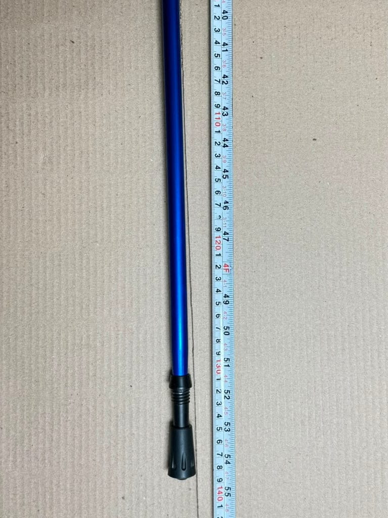 Hiking Stick  -Aluminum -Shock Absorbing Trekking Pole  – High-Stability & Durable Support ( Blue) T-Shape