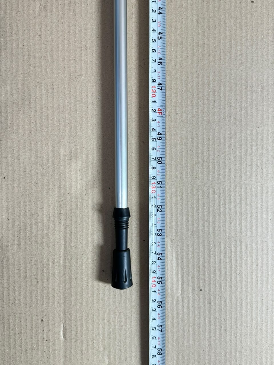Hiking Stick  -Aluminum -Shock Absorbing Trekking Pole – High-Stability & Durable Support (Silver) T-Shape