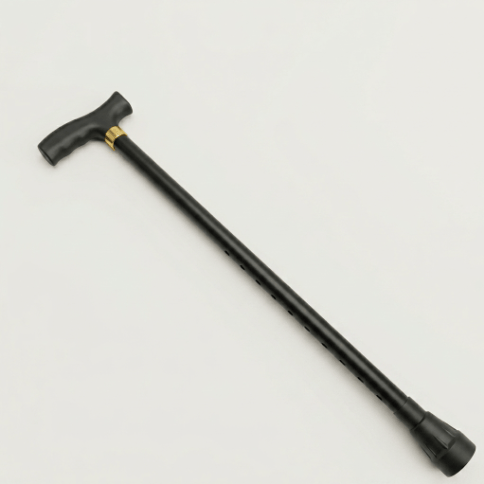 Premium Adjustable Aluminium Walking Stick – Black Color