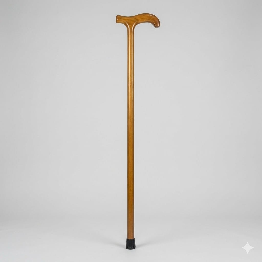 Smoothi Brown Walking Stick ( T Shape)