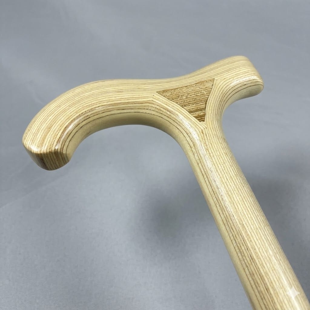Smoothie Premium Walking Stick  White (T Sahpe)