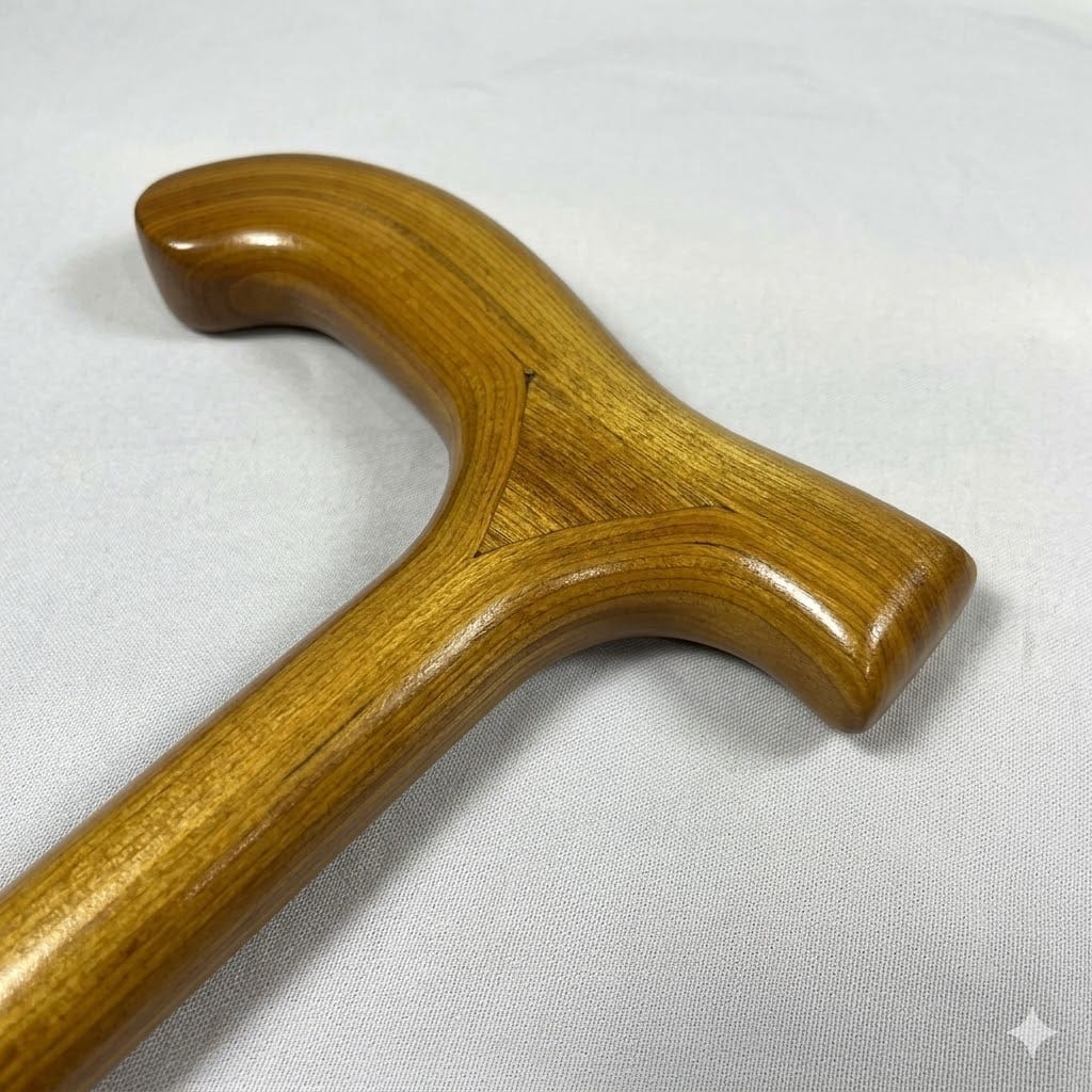 Smoothi Brown Walking Stick ( T Shape)