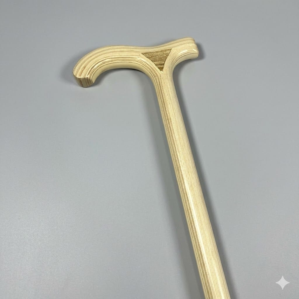 Smoothie Premium Walking Stick  White (T Sahpe)